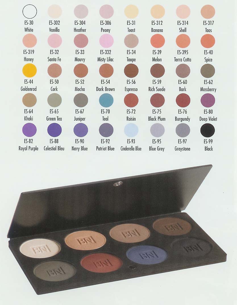 echo Ben Nye Eye Shadow 8 Colors Set;