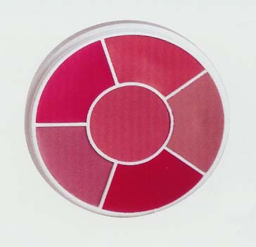 Cream Rouge Wheel 6 Colors Kit