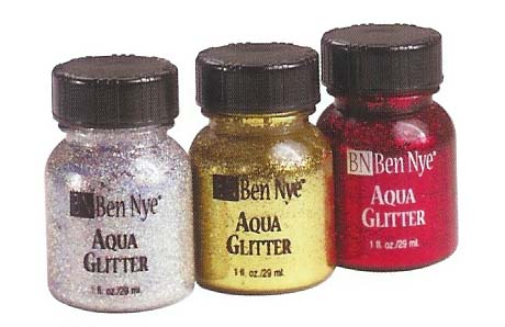 Aqua Glitter Paint