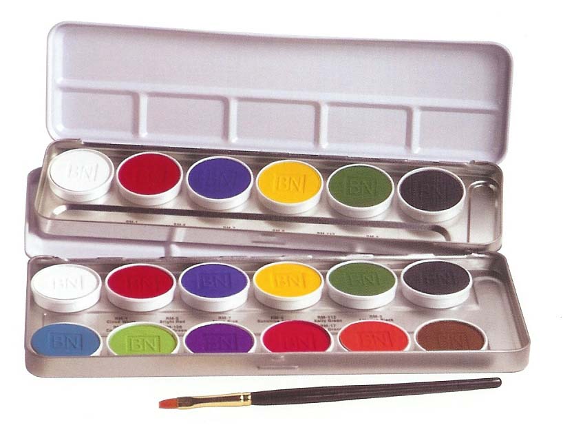 Cake Aqua Paint Palette 6 / 12 Colors